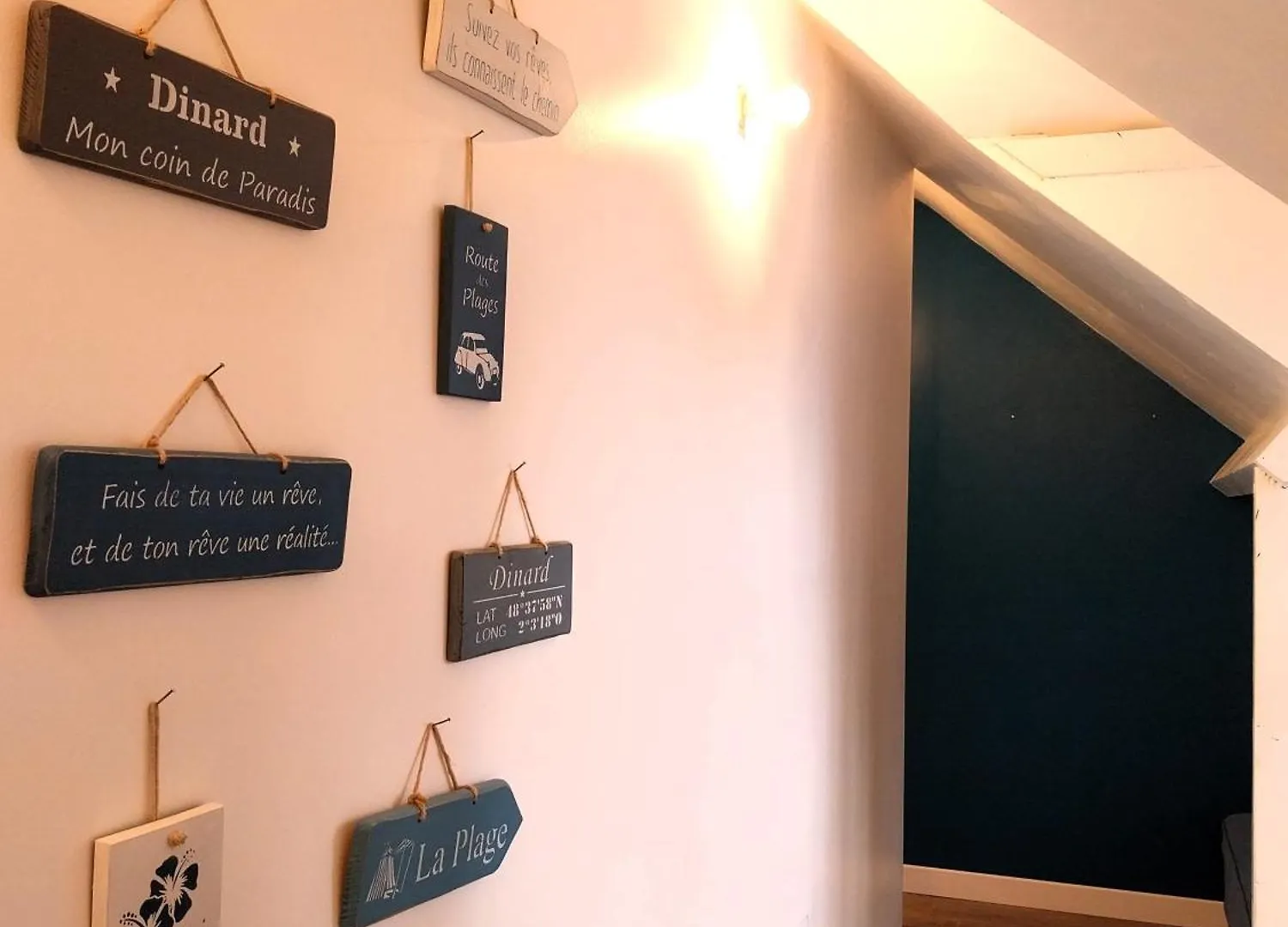 아파트 Charmant Appartement Bord De Mer 디나르